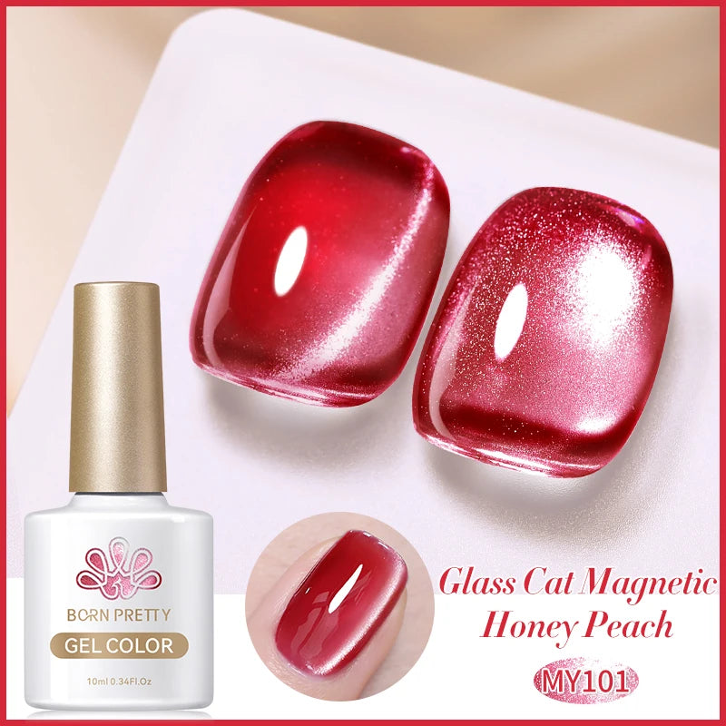 BORN PRETTY 6 Colors UV Magnetic Nail Polish