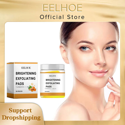 Exfoliantes en discos de algodón con estractos de cúrcuma Eelhoe