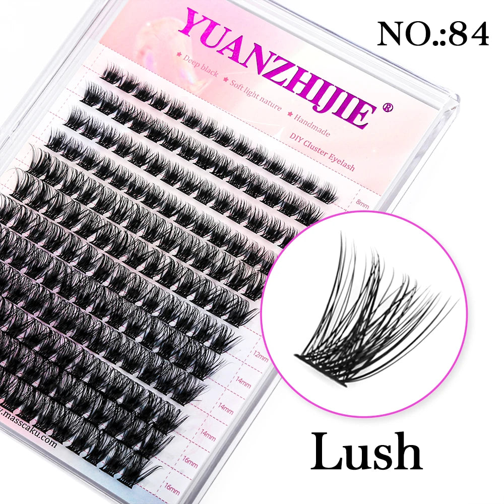 DIY False Eyelashes in Clusters