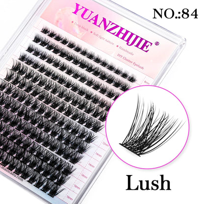 DIY False Eyelashes in Clusters