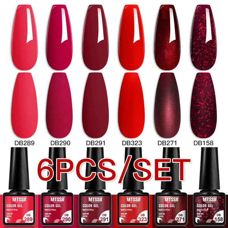 +50 Colecciones de 6 Esmaltes Semipermanentes MTSSII