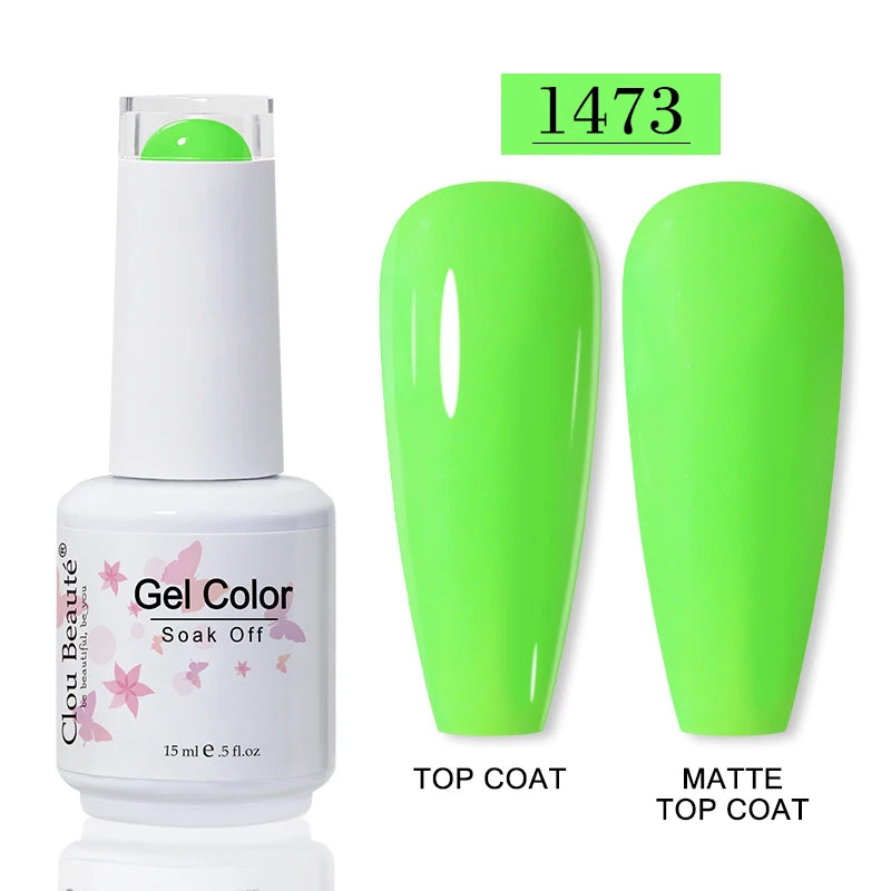CLOU BEAUTE 30 colores de esmalte en gel de secado UV