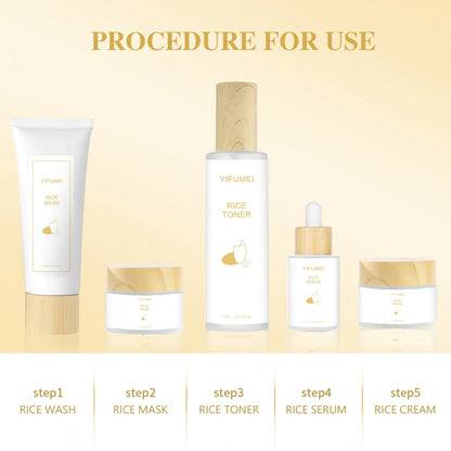 Set facial de arroz Crown Diamond