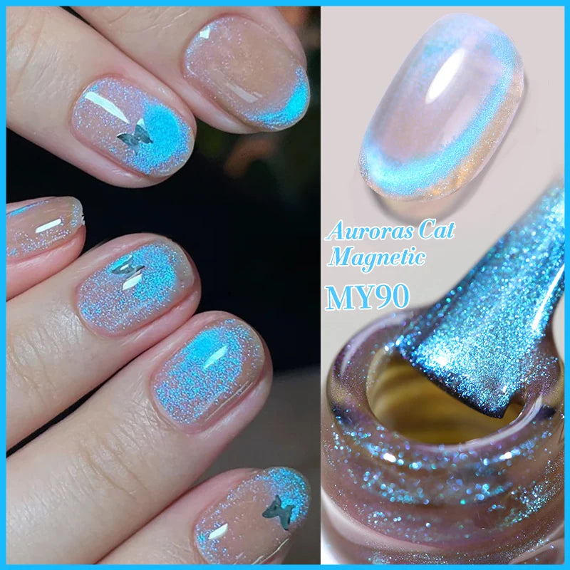 BORN PRETTY 6 Colors UV Magnetic Nail Polish