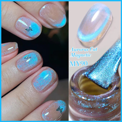BORN PRETTY 6 Colors UV Magnetic Nail Polish