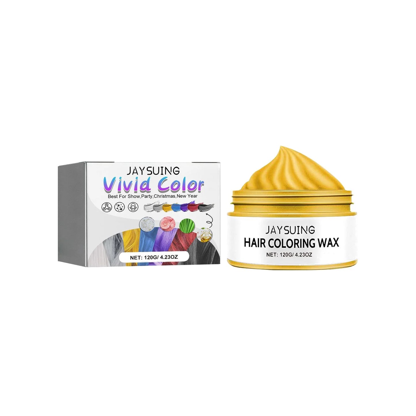 JAYSUING Colorante Temporal en Cera para el Cabello