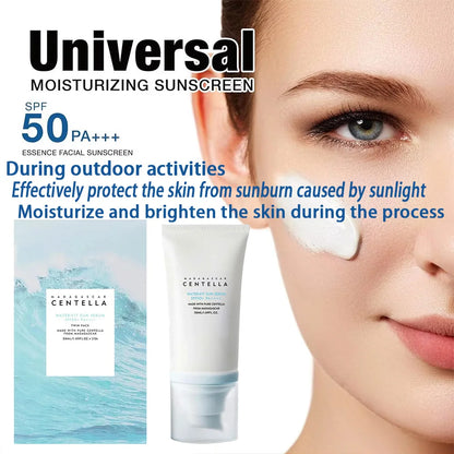 Perfect hydrating sunscreen serum for healthy, glowing skin SPF 50+