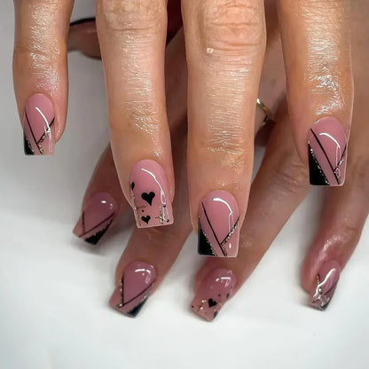 Set of 24 Short False Nails.