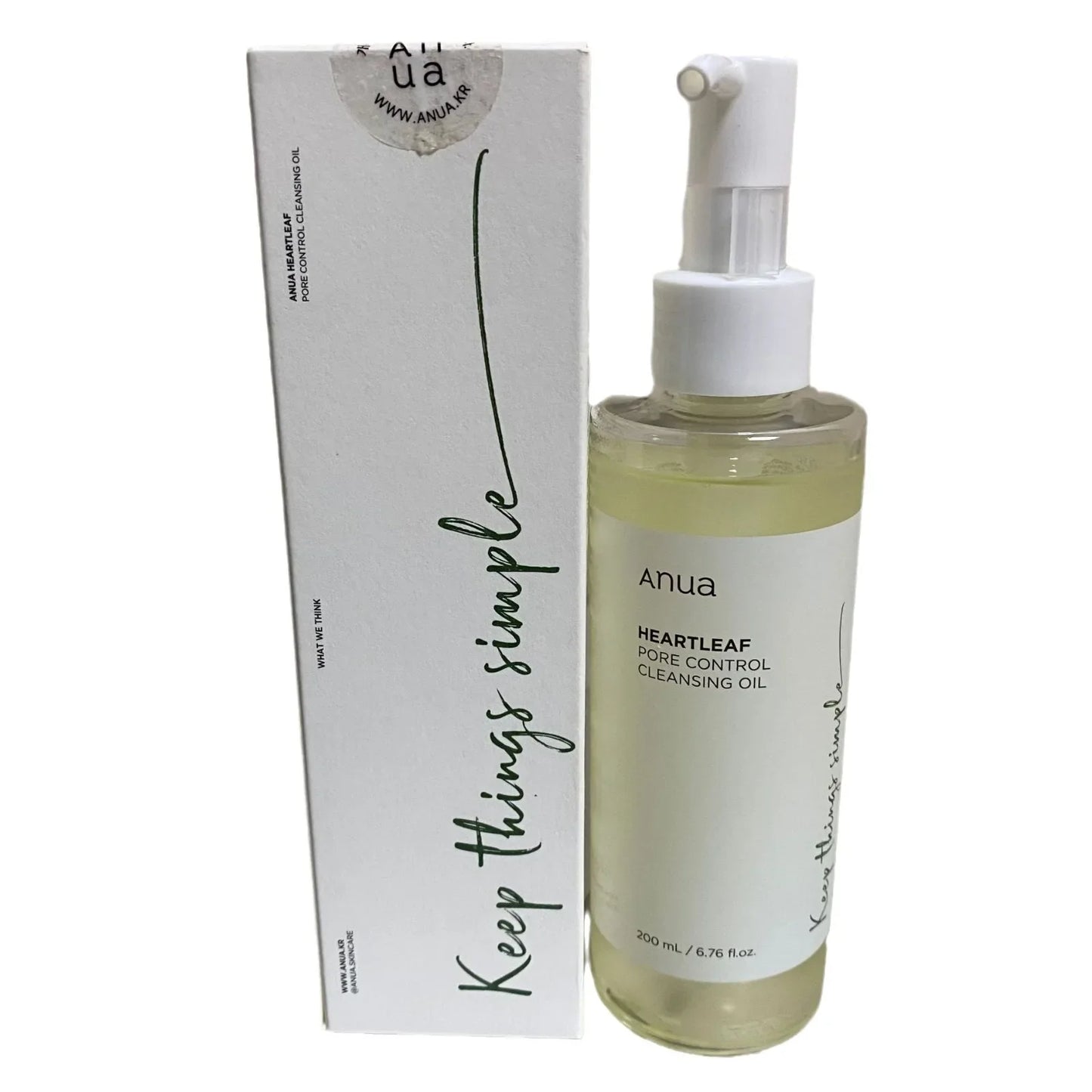 Aceite limpiador de maquillaje ANUA