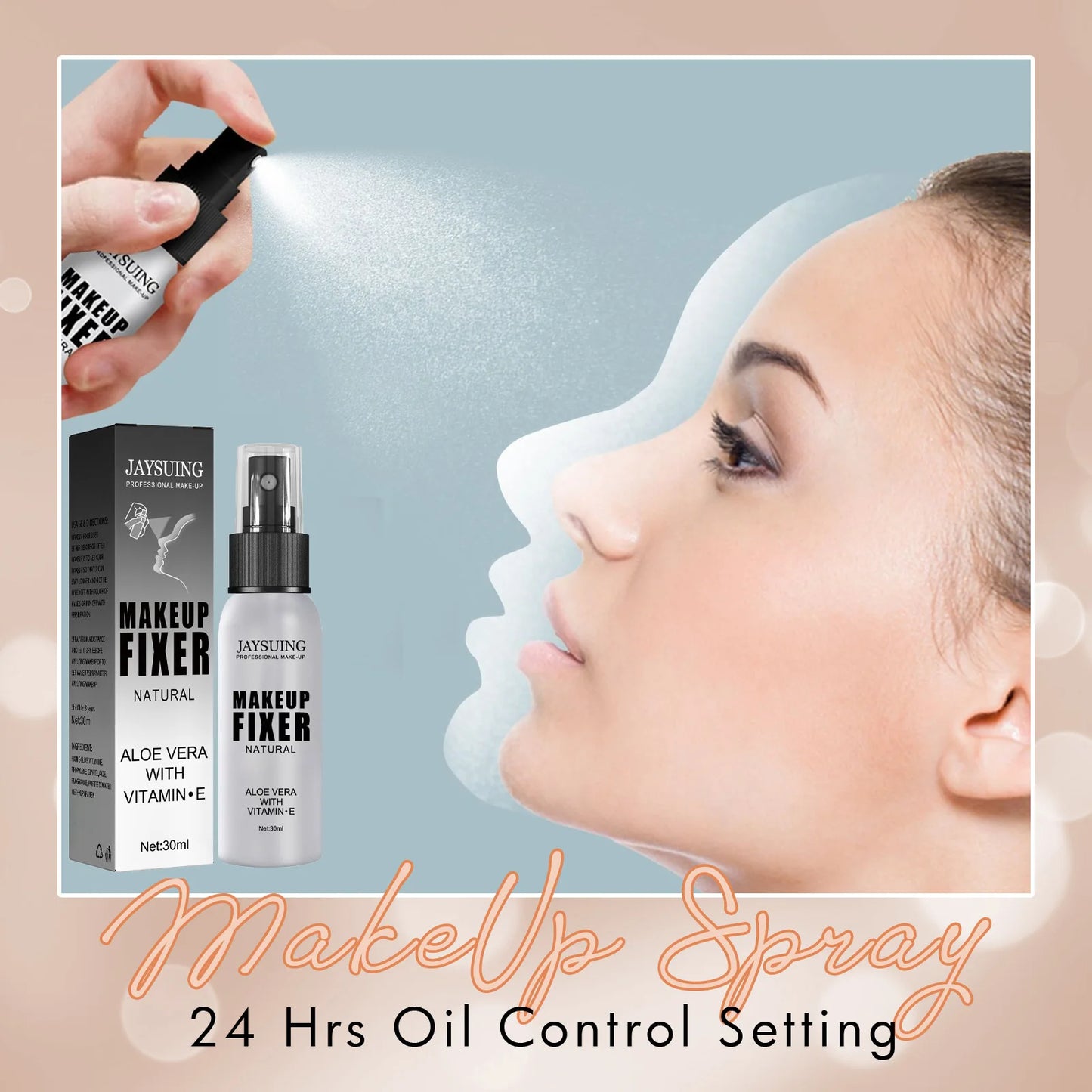 Spray fijador de maquillaje de Jaysuing