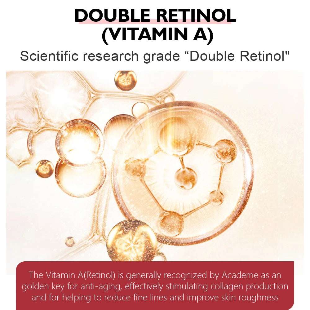 Crema con  retinol antienvejecimiento.