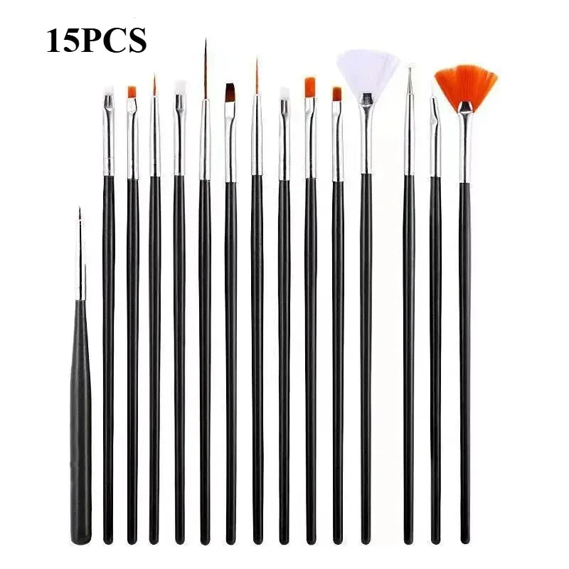 Manicure brushes.