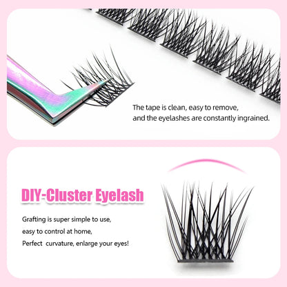 YUANZHIJIE False Eyelashes in Clusters