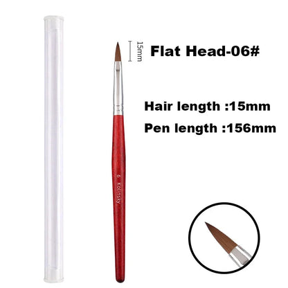 Manicure brushes.
