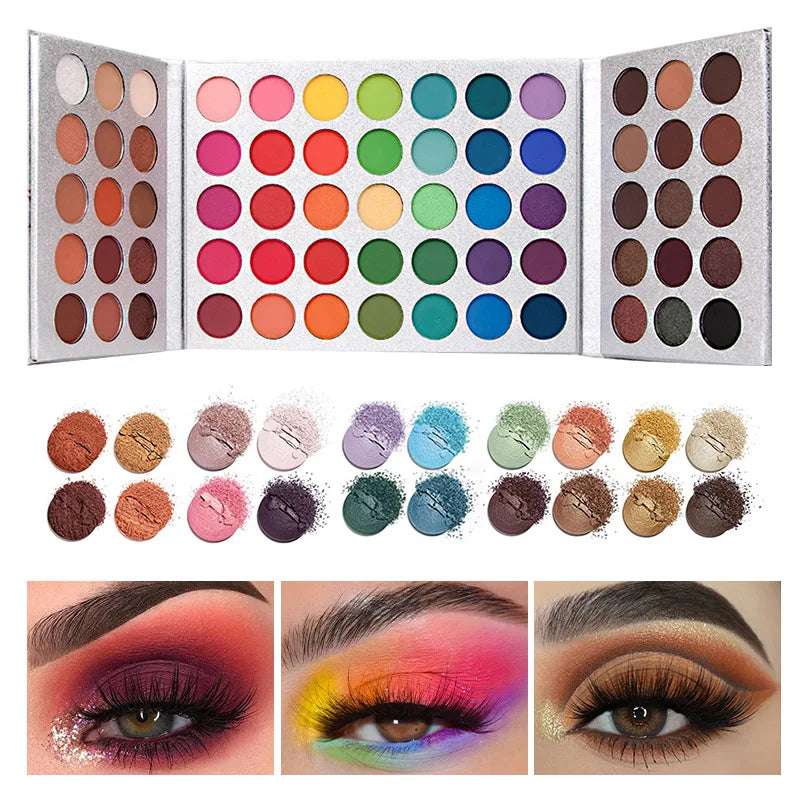 Paleta de Sombras VERONNI de 65 Colores.