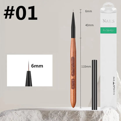Manicure brushes.