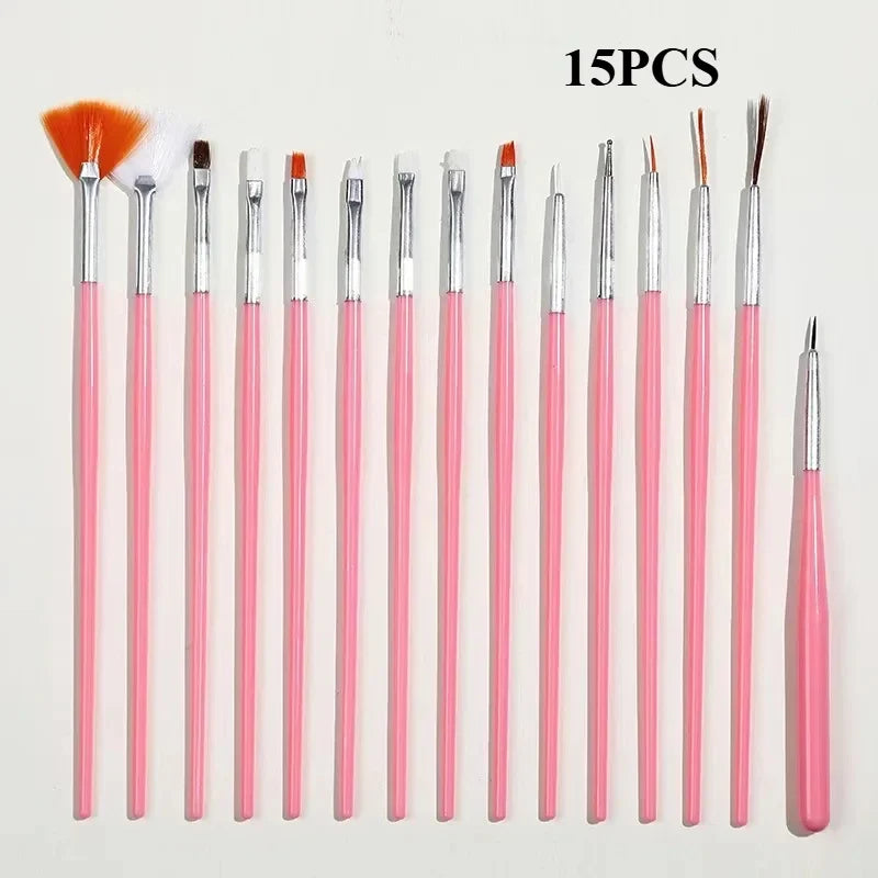 Manicure brushes.