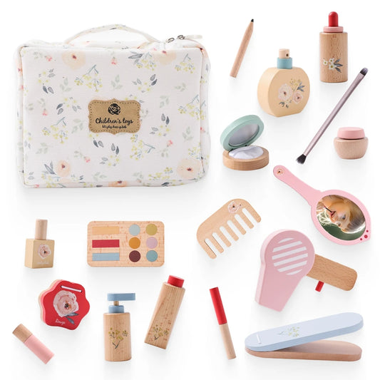 Wooden Pretend Makeup Set Toy