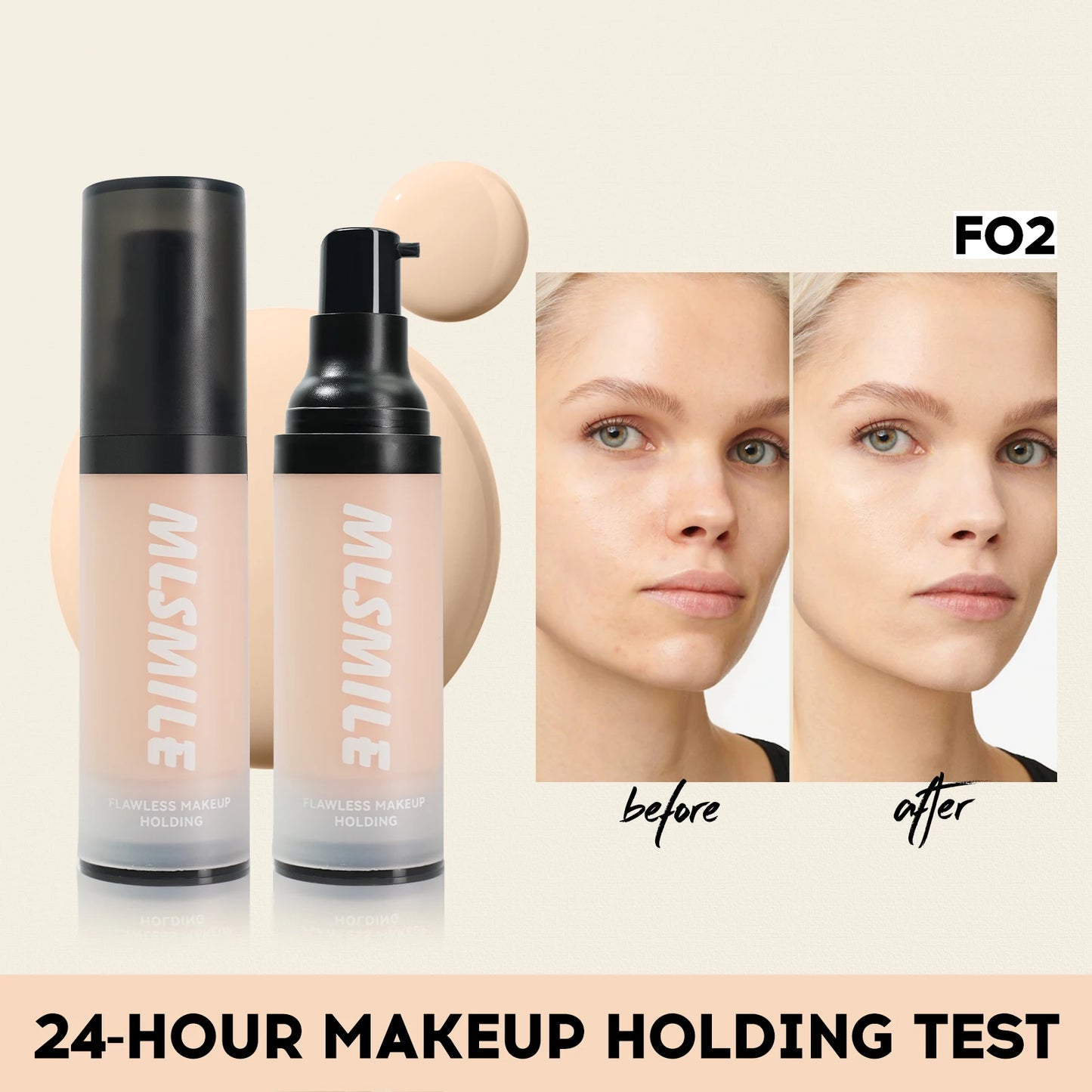Mlsmile 2-in-1 Liquid Foundation