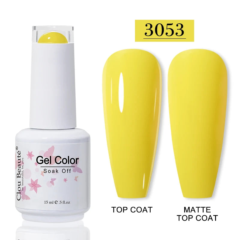 CLOU BEAUTE 30 colores de esmalte en gel de secado UV