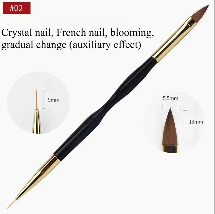 Manicure brushes.