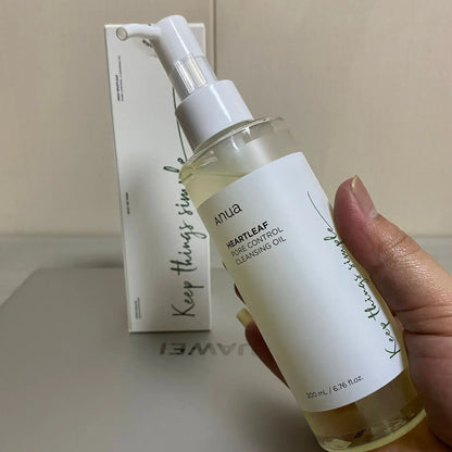 Aceite limpiador de maquillaje ANUA