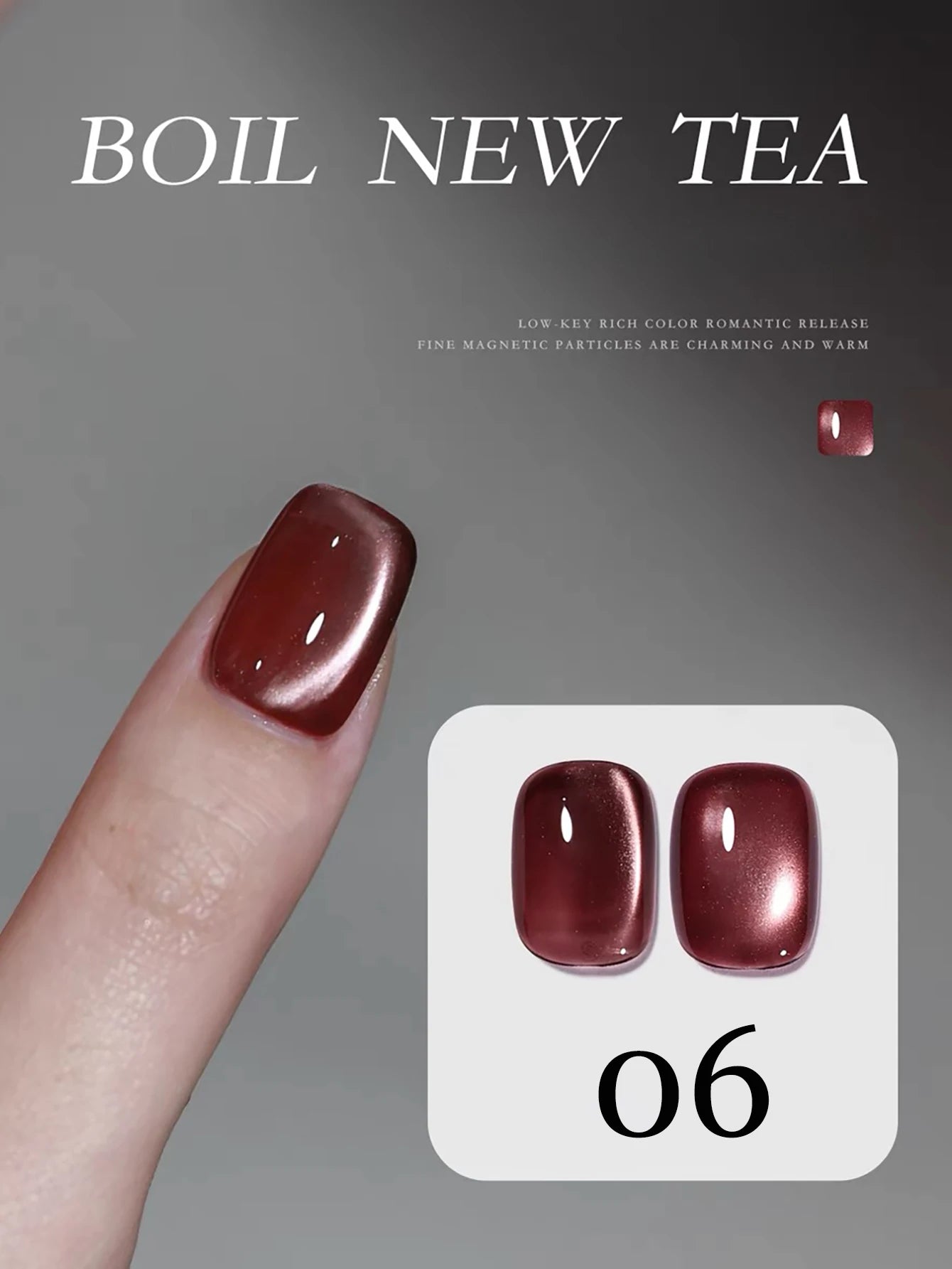 MIANEL magnetic cat eye nail polishes