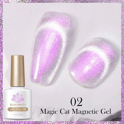 BORN PRETTY 6 Colors UV Magnetic Nail Polish