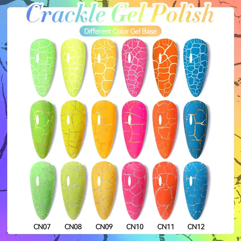 LILYCUTE 12 esmaltes quebradizos secado UV