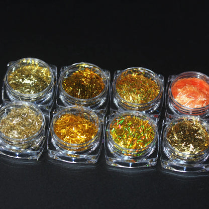 glitter para decoracion de  uñas aqsfml