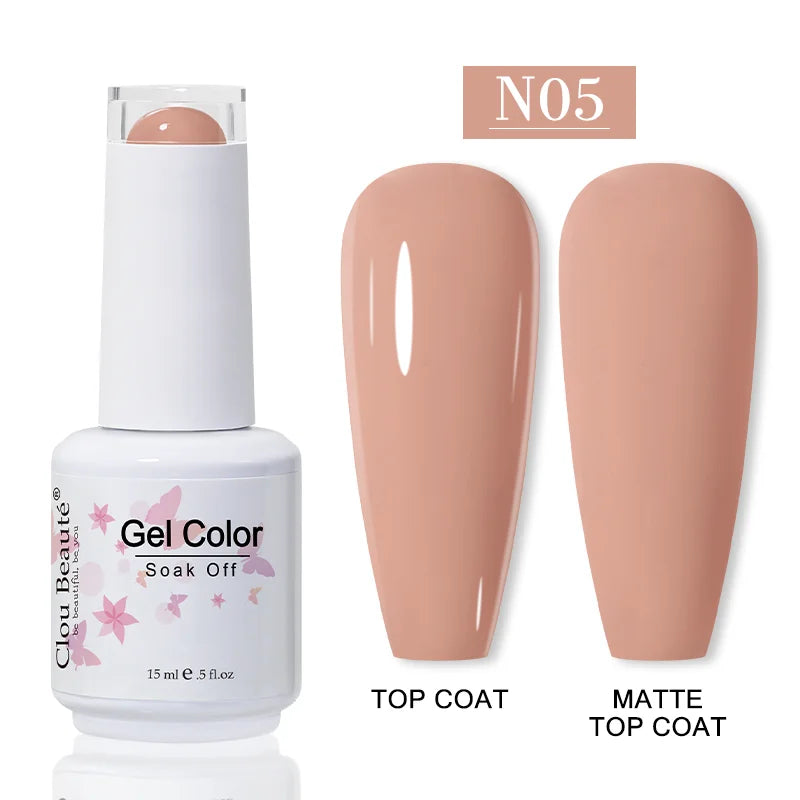 CLOU BEAUTE 30 colores de esmalte en gel de secado UV