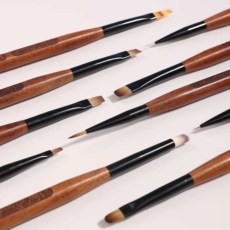 Manicure brushes.