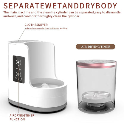 Electric makeup brush cleaner