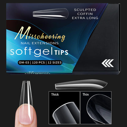 Set of 120/140 Misscheering False Nails.