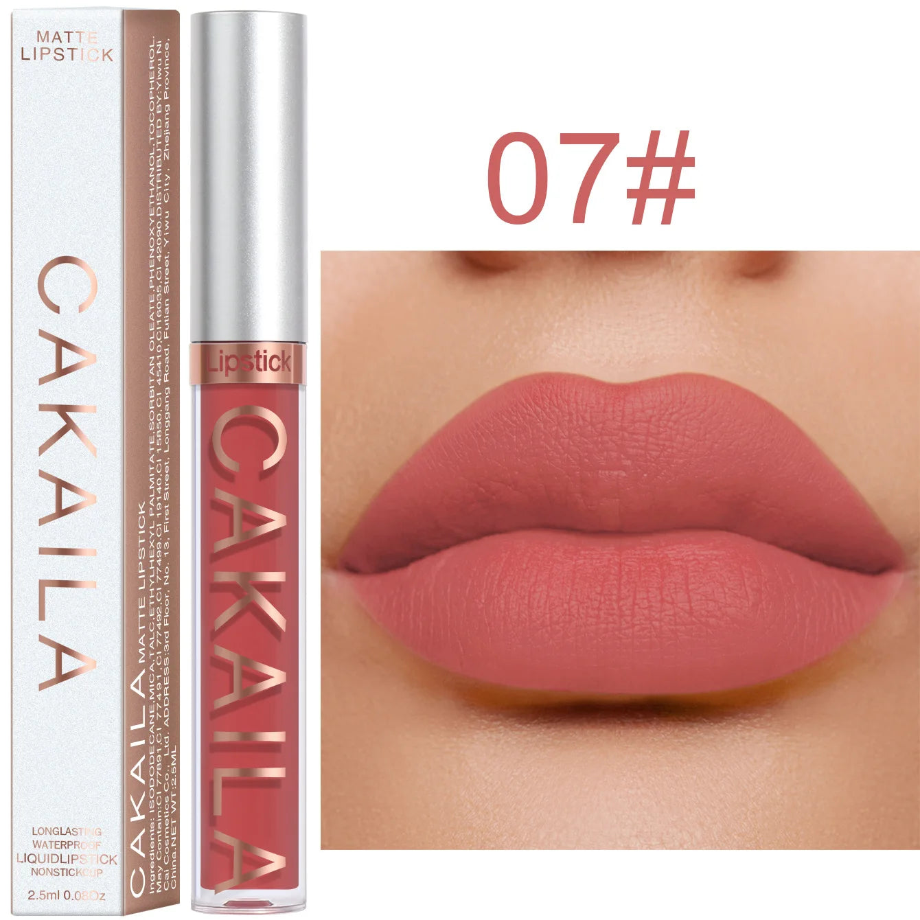 Liquid lipstick.