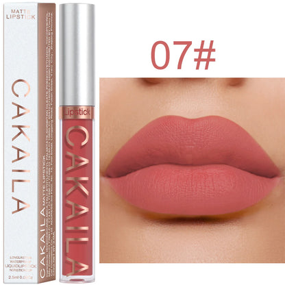 Liquid lipstick.