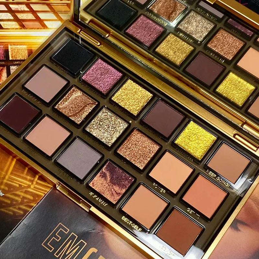 Paleta de Sombras de 18 Colores.