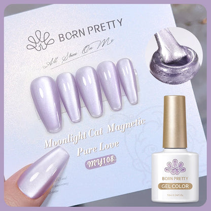 BORN PRETTY 6 Colors UV Magnetic Nail Polish