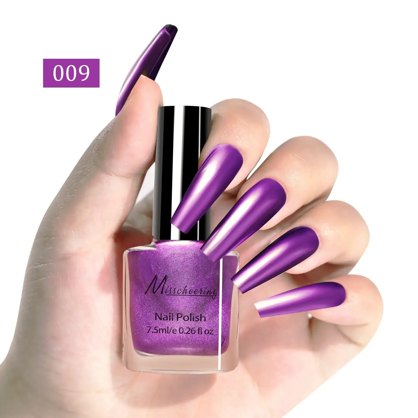 12 Esmaltes metálicos Misscheering