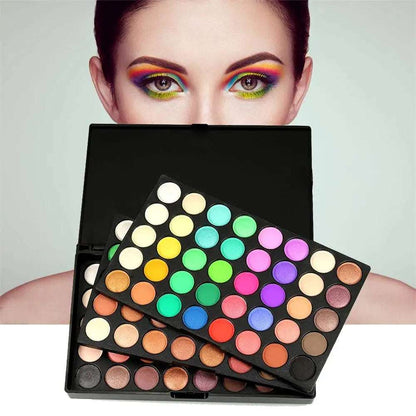 Paleta de Sombras de 120 Colores.