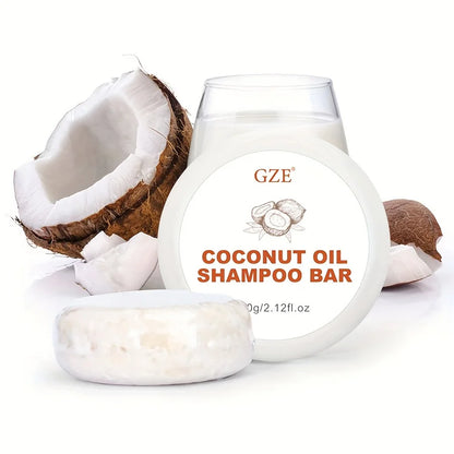 GZE Champú en barra, de aceite de coco con vitamina y ácidos grasos.