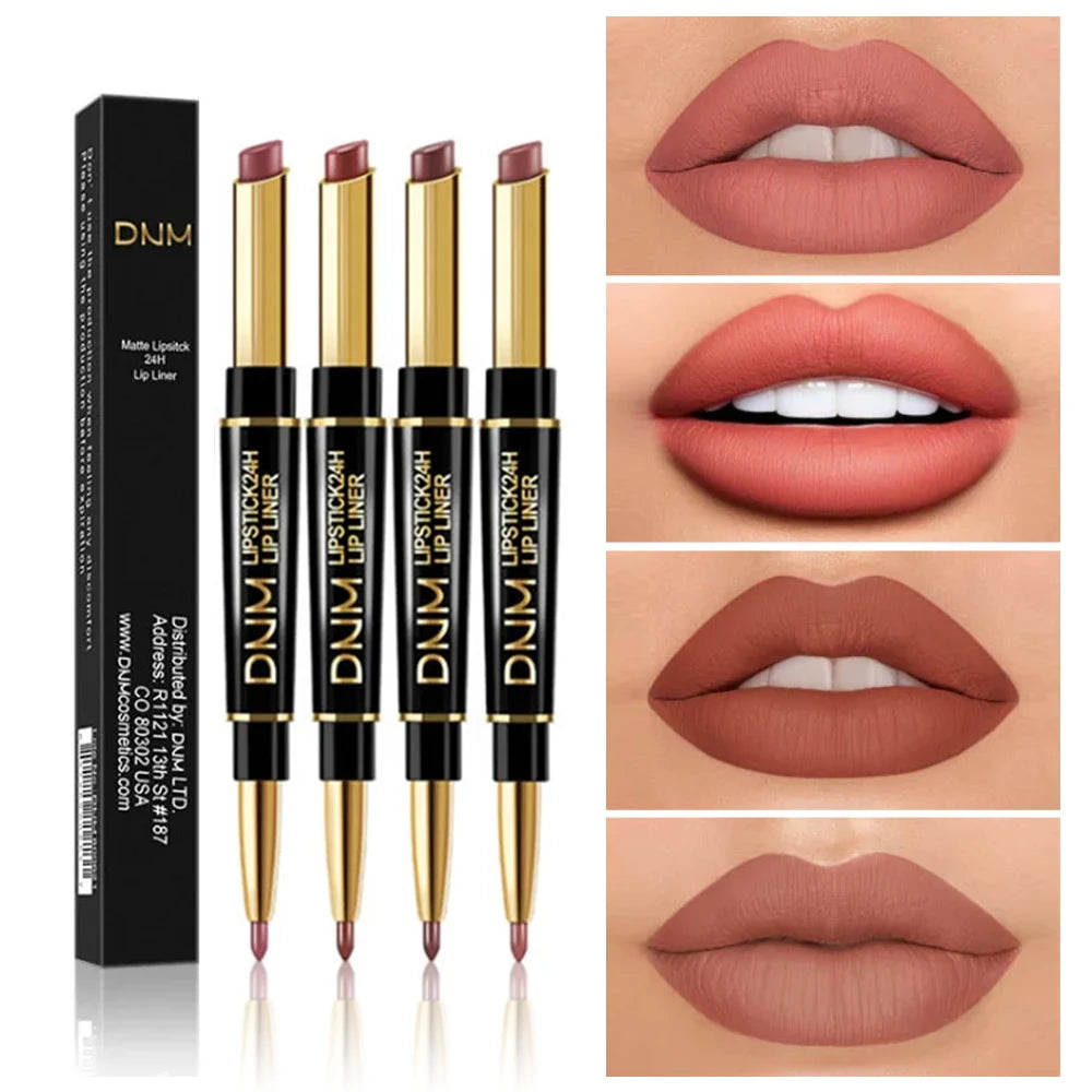 Set of 12 double-ended lipsticks from the DNM brand
