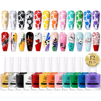 BORN PRETTY 25 Stamping Enamels