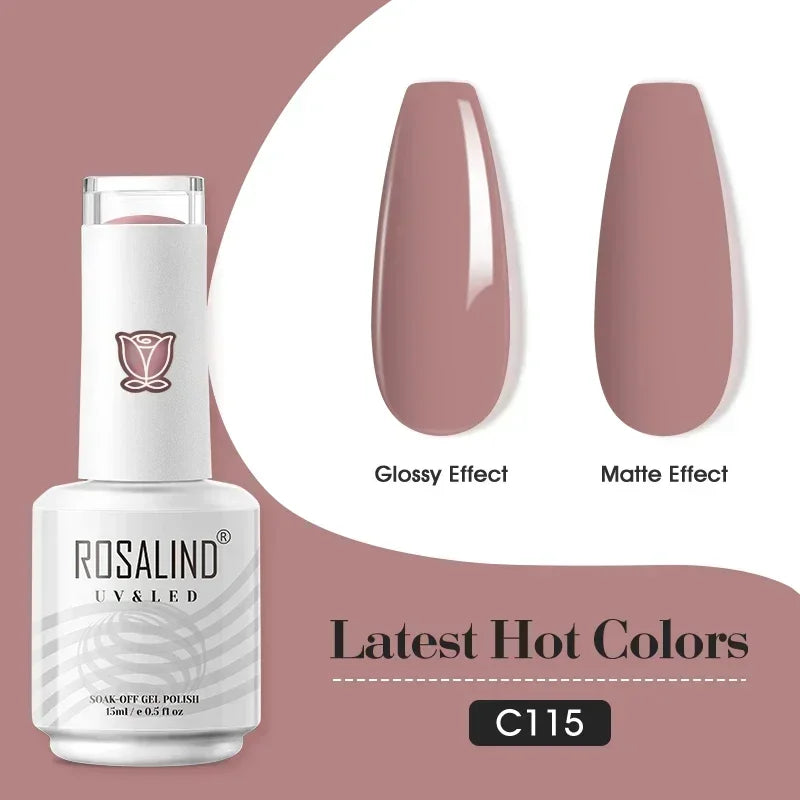 Esmalte en Gel Rosalind UV/LED. Colección 1