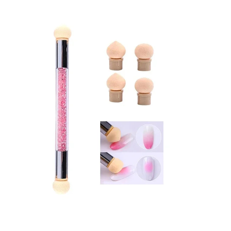 Manicure brushes.