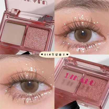 Paleta de Sombras JADED de 2 Colores.