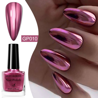 MEET ACROSS chroma metallic enamels