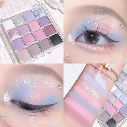 Paleta de Sombras de XIAOYUMI 16 Colores.