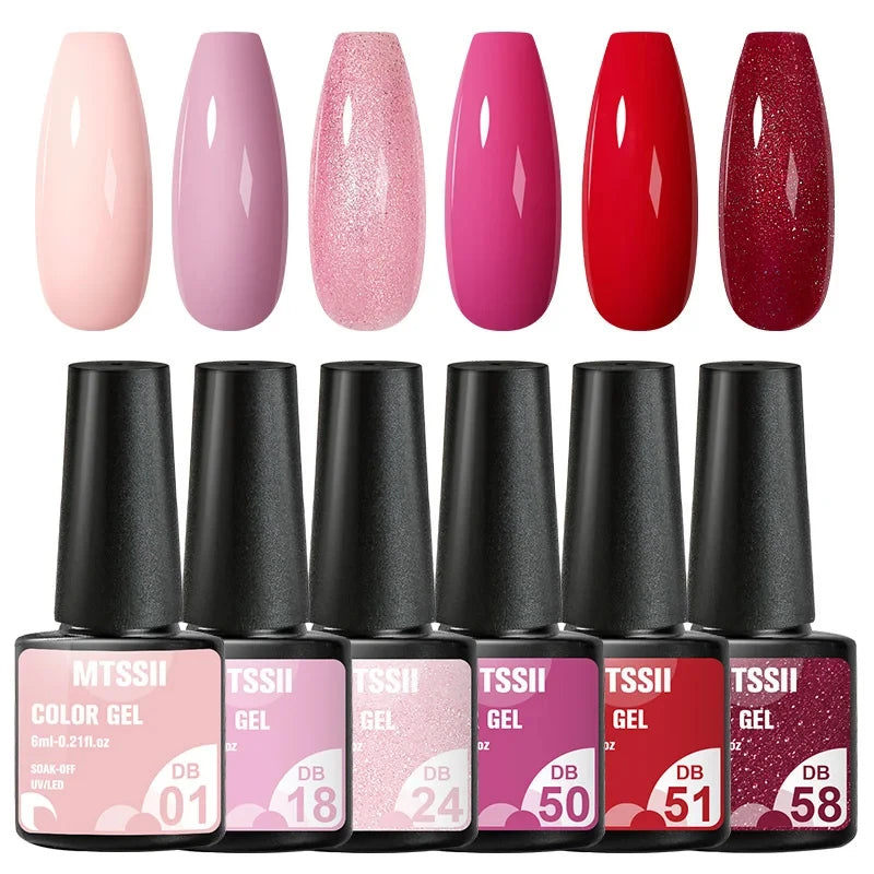+50 Colecciones de 6 Esmaltes Semipermanentes MTSSII
