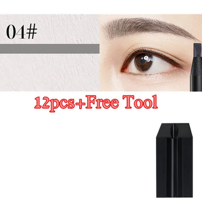 Set of 12 DANNYHOO Eyebrow Pencils